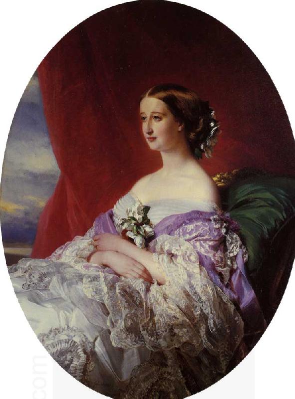 Franz Xaver Winterhalter The Empress Eugenie China oil painting art